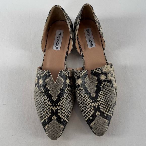 Steve Madden Snakeskin POINTED TOE‎ Flats Size 9.5 - Picture 5 of 6